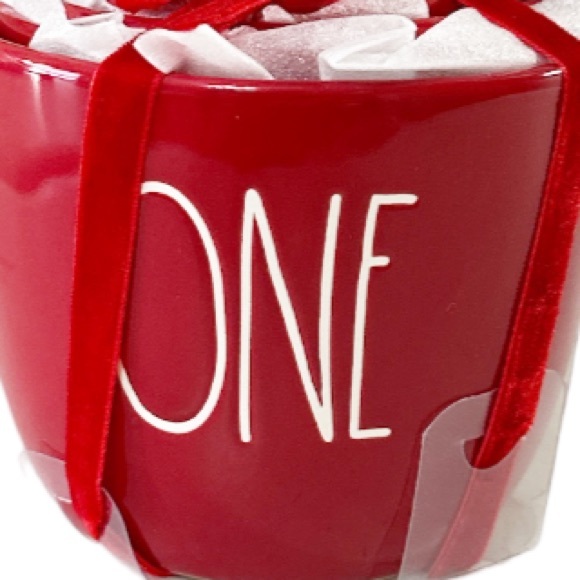 NEW HTF Rae Dunn RED HEART Cutout Valentine’s Day 2024 Measuring Cup Set - Picture 2 of 6